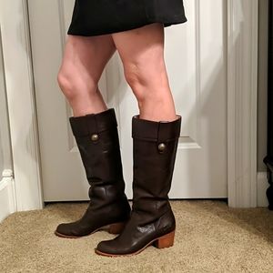 Coach brown riding boots